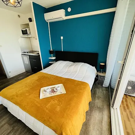 Naturiste Bord De Mer, Terrasse Sud, Clim, Parking - Fr-1-249a-44 Апартаменты Агд